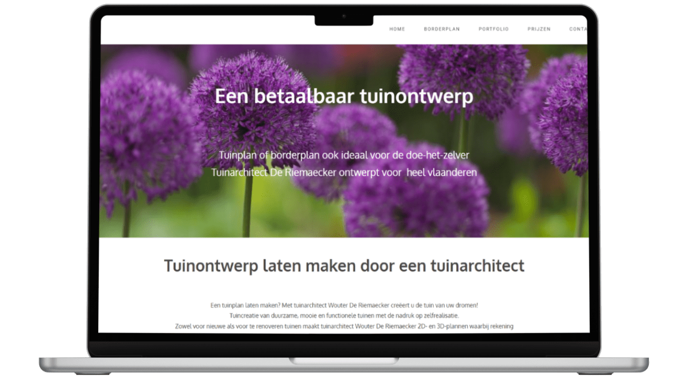 Wouter De Riemaecker Website voor Rebranding